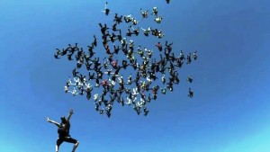 Vertical Freefly Skydive World Record 2012